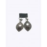 Boucles d'oreilles touareg en argent finement ciselé